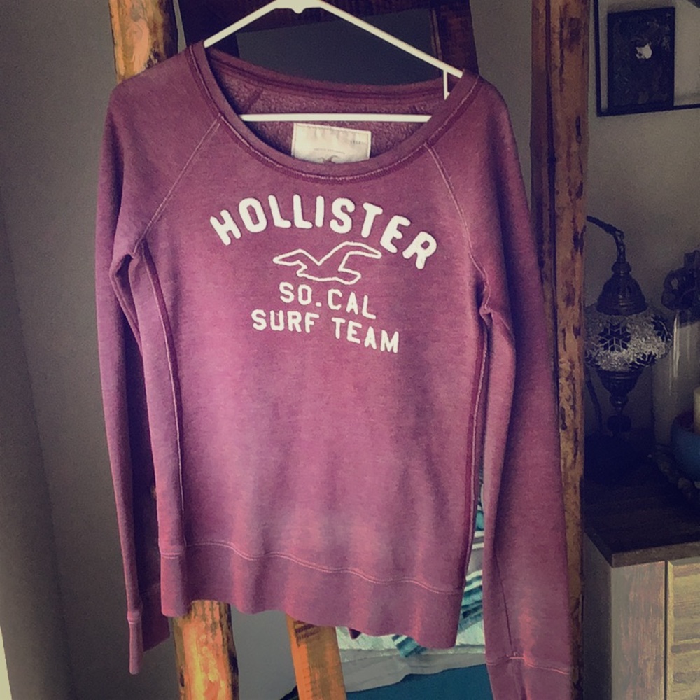 Maroon Holister Sweater